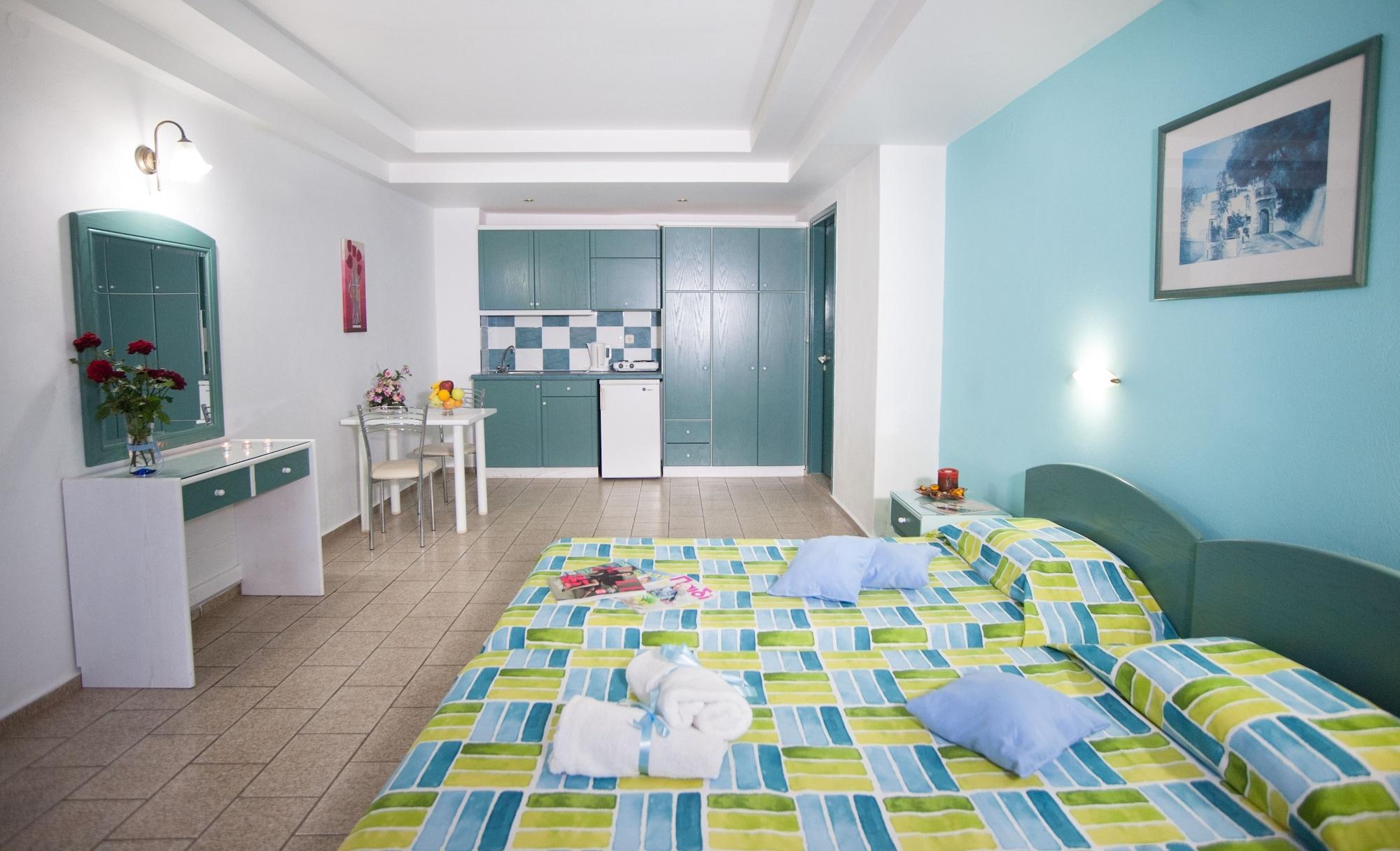Theoni Apartments Малиа Экстерьер фото