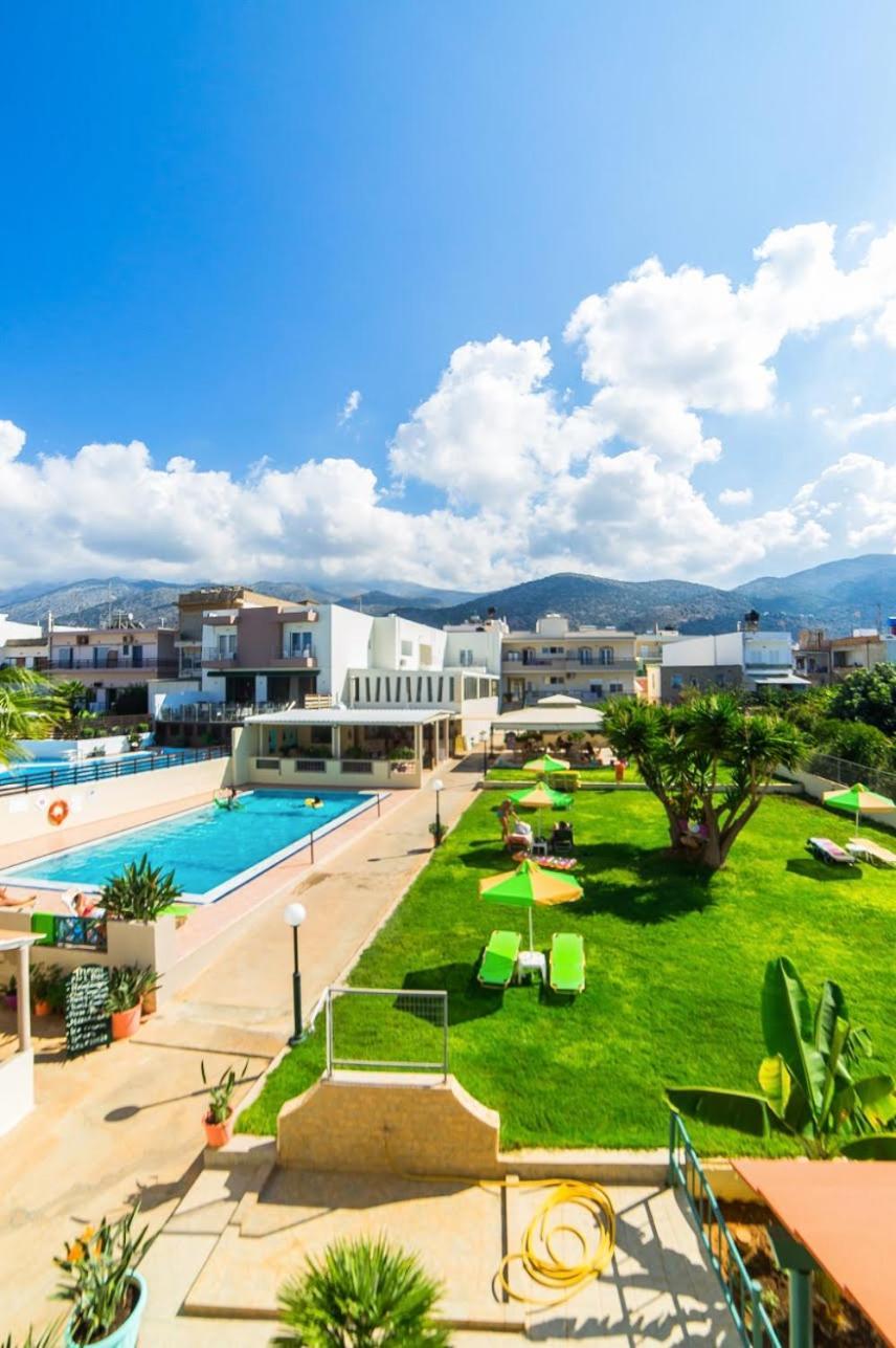 Theoni Apartments Малиа Экстерьер фото