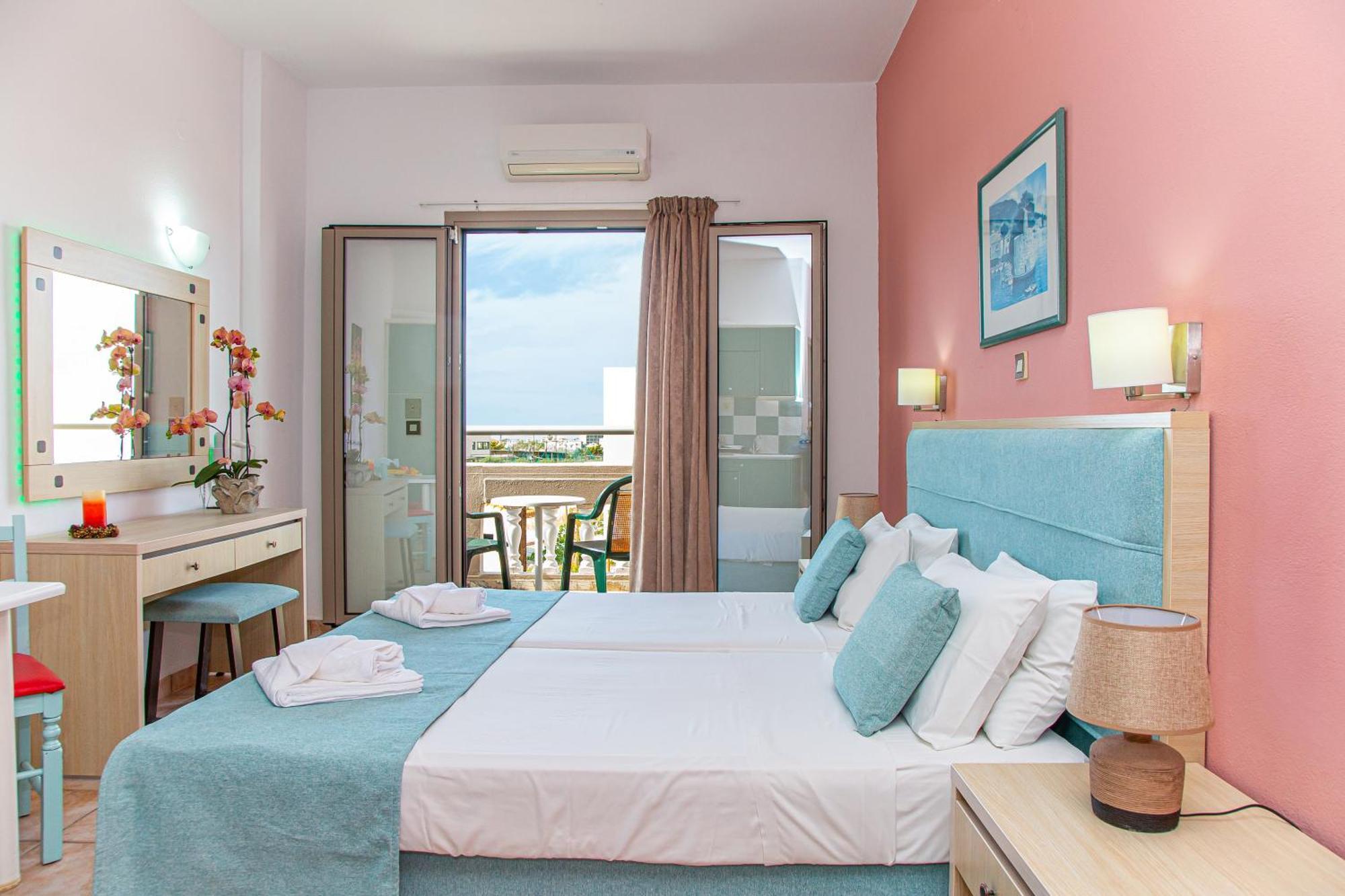 Theoni Apartments Малиа Экстерьер фото